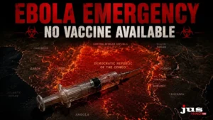 Ebola Outbreak 2026 के दौरान कांगो में PPE किट पहने डॉक्टर और emergency response