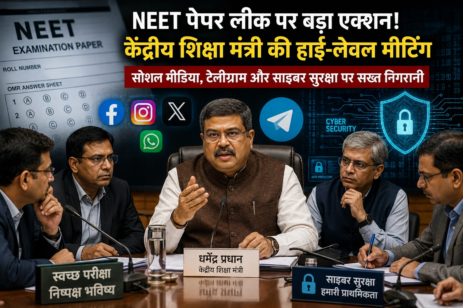 NEET UG 2026 Re-Exam and government crackdown on fake paper leak claims