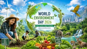 World Environment Day 2026 theme promoting sustainability, climate action, healthy nutrition, and environmental conservation