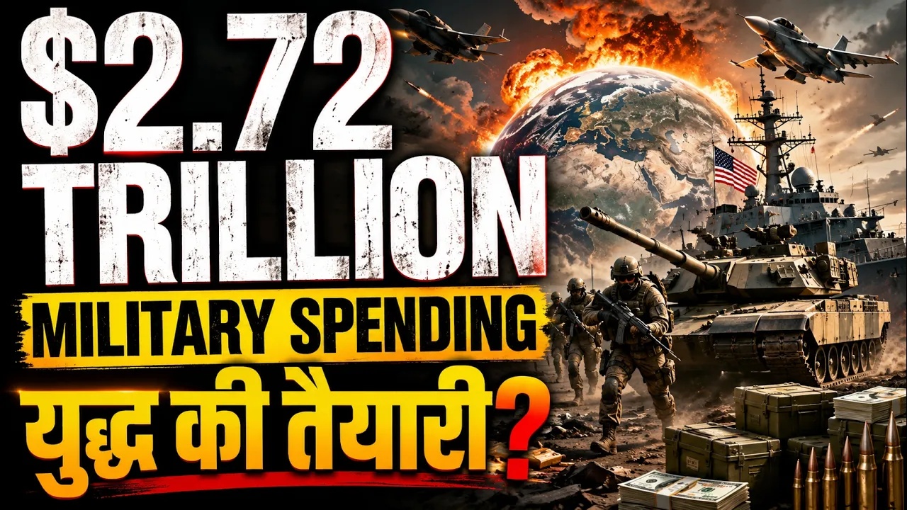 Global Arms Race 2026 में बढ़ता वैश्विक सैन्य खर्च और आधुनिक हथियारों की दौड़