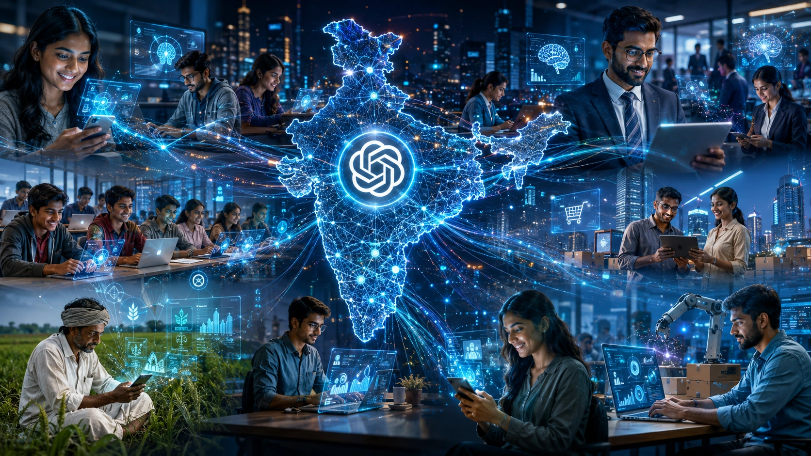 India AI Boom with 330 million AI users driving the future of artificial intelligence adoption
