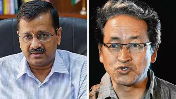 सोनम वांगचुक अनशन: कांग्रेस और केजरीवाल का समर्थन