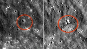 SpaceX Moon Crash: चाँद पर रॉकेट टक्कर, NASA ने दिखाया 60 फीट गड्ढा