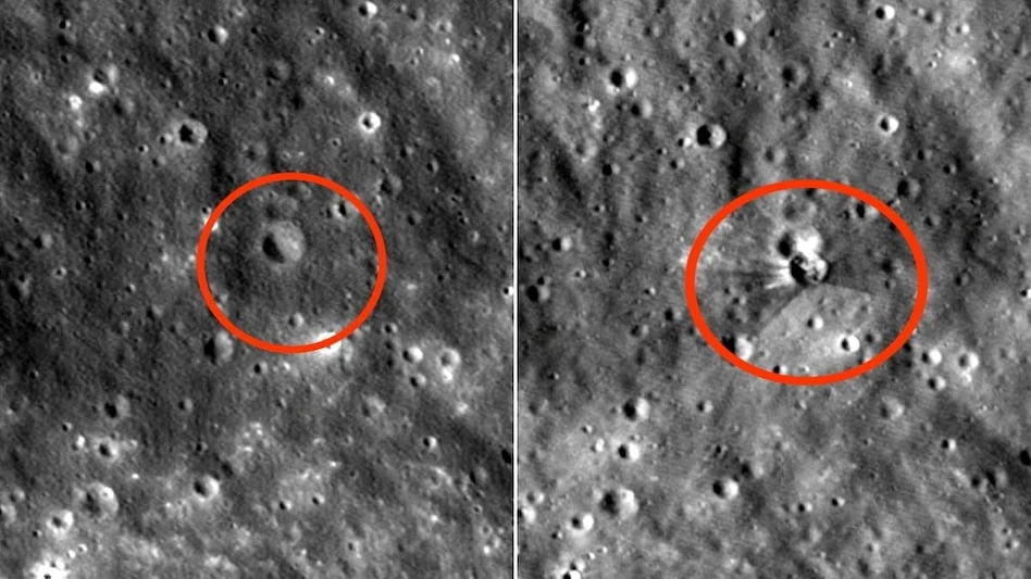 SpaceX Moon Crash: चाँद पर रॉकेट टक्कर, NASA ने दिखाया 60 फीट गड्ढा