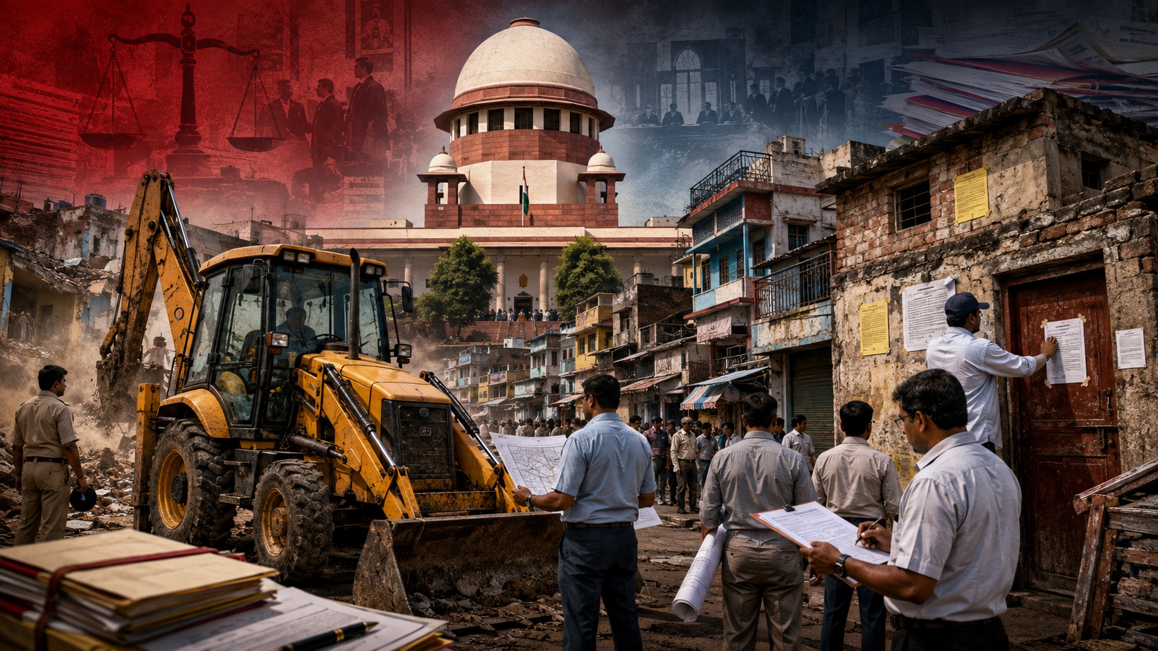 सुप्रीम कोर्ट बुलडोजर एक्शन: 7 बड़े अपडेट, रिहायशी इलाकों में कमर्शियल गतिविधियों पर कड़ा आदेश