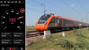 Vande Bharat Express 180 kmph Trial: पंजाब निर्मित वंदे भारत ट्रेन का मथुरा-नागदा ट्रैक पर 180 kmph स्पीड परीक्षण सफल